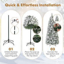 Load image into Gallery viewer, Pop up Artificial Christmas Tree with PVC Tips and Pine Needles