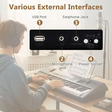 Load image into Gallery viewer, 54 Key Keyboard Piano, Portable Digital Piano with 200 Rhythms