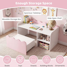 Load image into Gallery viewer, Kids Bookcase, Toy Organizer with Movable Drawer