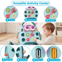 Load image into Gallery viewer, 2 in 1 Montessori Baby Walker - Blue Owl & Pink Monster