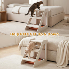 Load image into Gallery viewer, 3-Tier Pet Stair Cat Steps Dog Climber Ladder