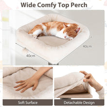 Load image into Gallery viewer, Multi-level Cat Tree for Indoor Cat with Cushion Top Perch