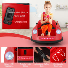 Load image into Gallery viewer, Kids Ride On Bumper Car, 12V Battery Powered Toy Car with Remote Control