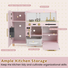 Load image into Gallery viewer, Toddler Pretend Play Kitchen with Ice Maker