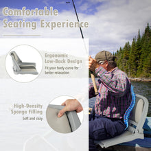 Load image into Gallery viewer, Folding Boat Seat with Waterproof Low Back