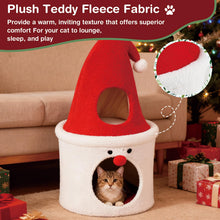 Load image into Gallery viewer, Christmas Multi-Level Kitten Activity Center for Indoor Cats