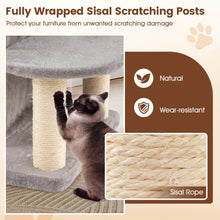 Load image into Gallery viewer, 123cm Tall Multi-Layer Cats Tower with Plush Perch