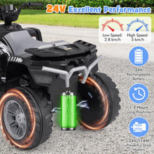 Load image into Gallery viewer, Kids Electric Quad Bike, 24V Battery Powered Toy Car
