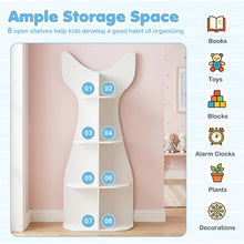 Load image into Gallery viewer, Fish-Shaped Toddler Book Toy Organizer Display Rack