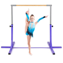 Load image into Gallery viewer, Gymnastics Training Bar, 85-145cm/90-150cm Height Adjustable Horizontal Kip Bars with Non-slip Pads