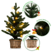 Load image into Gallery viewer, Pre-lit Artificial Mini Christmas Tree with 96 Branch Tips