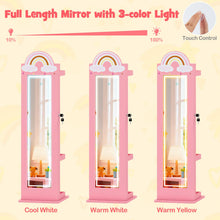 Load image into Gallery viewer, Kids Jewelry Cabinet Standing Children Jewelry Organizer