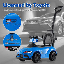 Load image into Gallery viewer, 3 in 1 Ride on Push Car, Licensed Toyota Stroller Sliding Walking Car with Handle