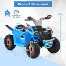 Load image into Gallery viewer, Kids Electric Quad Bike, 6V Children Electric ATV with Forward & Backward