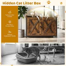 Load image into Gallery viewer, Cat Litter Box Enclosure, Kitty Hidden Washroom Toilet