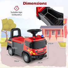 Load image into Gallery viewer, Kids Ride On Push Car with Lights and Under-seat Storage