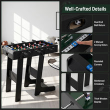 Load image into Gallery viewer, Folding Football Table, Free Standing Foosball Soccer Game