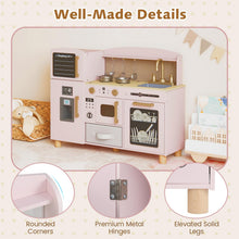 Load image into Gallery viewer, Toddler Pretend Play Kitchen with Ice Maker