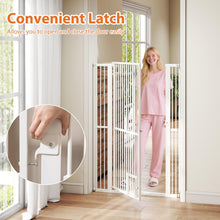Load image into Gallery viewer, Extra Tall Pet Gate Heavy-Duty Metal Cat Gate with Wide Opening