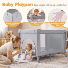 Load image into Gallery viewer, 5 in 1 Baby Travel Cot, Portable Baby Crib Bassinet