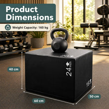 Load image into Gallery viewer, Heavy Duty Foam Jumping Box with 3 Heights and Easy-to-Clean PU Cover
