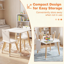 Load image into Gallery viewer, Kids Table and Chair Set, Children Activity Table with 2 Chairs