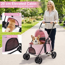 Load image into Gallery viewer, Pet Travel Buggy for Small Medium Dogs Cats