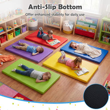 Load image into Gallery viewer, 5 Pcs Kids Rest Mat, Portable Toddler Sleeping Pads with PU Covers