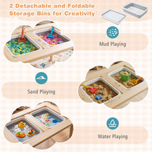 Load image into Gallery viewer, Kids Sensory Table and Chair Set, Activity Table