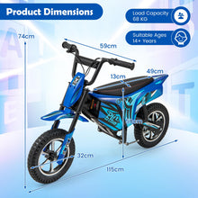 Load image into Gallery viewer, 24V Children Dirt Bike with Pneumatic Tires