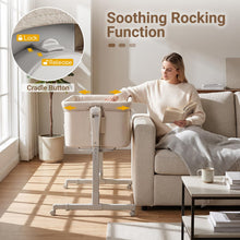 Load image into Gallery viewer, Bedside Crib with 4 Castors, Extendable Legs, Removable Mattress