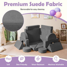Load image into Gallery viewer, 14 PCS Modular Kids Play Couch Child Sectional Sofa Building Blocks Playset