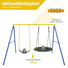 Load image into Gallery viewer, Metal Swing Frame with Ground Stakes
