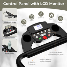 Load image into Gallery viewer, 2.0HP Easy Assembly Walking Running Machine with 12 Preset Programs