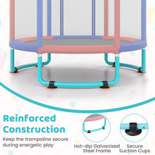 Load image into Gallery viewer, 5FT Kids Trampoline, 6 in 1 Toddler Trampolines