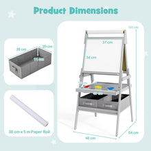 Load image into Gallery viewer, Wooden Kids Easel, Double Sided Painting Easel