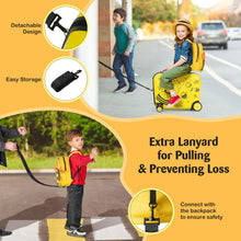 Load image into Gallery viewer, 2 Pieces Kids Luggage Set with Spinner Wheels and Anti-Lose Rope