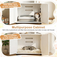 Load image into Gallery viewer, Cat Litter Box Enclosure with 3 Shelves