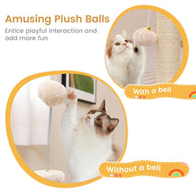 Load image into Gallery viewer, Cat Tree, 2-Tier Cat Tower with Cat Bed, Hammock, Scratching Post, Self-massage Brush
