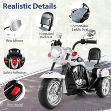Load image into Gallery viewer, Kids Electric Motorcycle Motorbike 6V Battery Horn Headlight