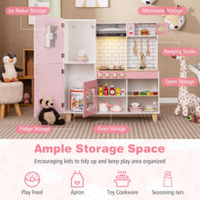 Load image into Gallery viewer, Kids Play Kitchen, Children Toy Kitchen with Realistic Lights
