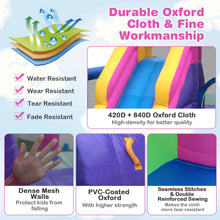 Load image into Gallery viewer, Inflatable Bouncy Castle, Kids Bounce House with 680W Blower