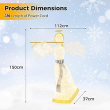 Load image into Gallery viewer, 5FT Pre-Lit Christmas Angel Decoration