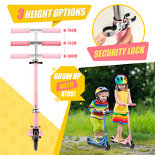Load image into Gallery viewer, Foldable Kids Scooter Adjustable with Lighted Wheels and Kickstand