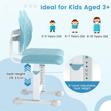 Load image into Gallery viewer, Height-adjustable Kid¡¯s Desk Chair with Double Back Support and Breathable Seat