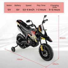 Load image into Gallery viewer, Kids Electric Motorbike, 12V Aprilia Licensed Battery Powered Ride on Motorcycle
