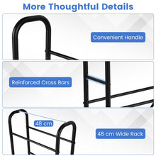 Load image into Gallery viewer, 3-Tier Basketball Rack with 4 Universal Wheels and Metal Frame