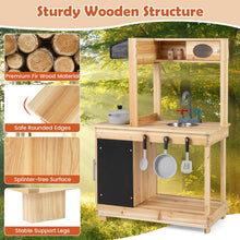 Load image into Gallery viewer, Outdoor Children Play Kitchen Pretend Toy Kitchen for 3+ Years Old Boys Girls