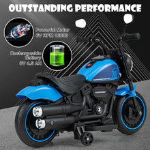 Load image into Gallery viewer, Kids Ride On Motorcycle, 6V Children Electric Motorbike with Training Wheels