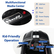 Load image into Gallery viewer, 12V Kids Electric Ride on Car, Battery Powered Toy Vehicle with Remote Control
